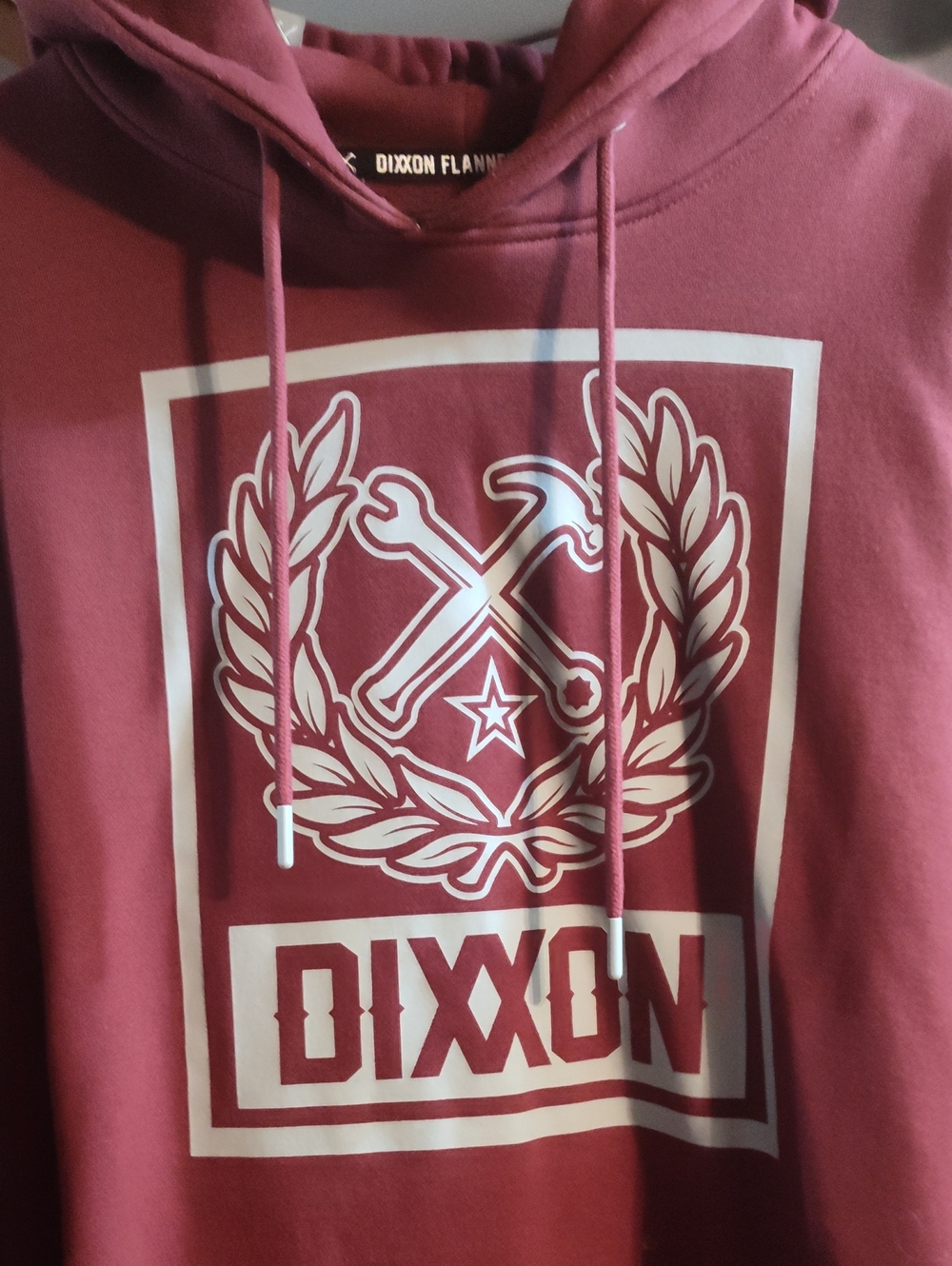 DIXXON Burgundy Ground Up Customs Hoodie 3X